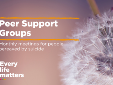 Free: Peer Support Groups - Suicide Bereavement 