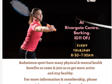 Free: Ladies and Girls Badminton Club