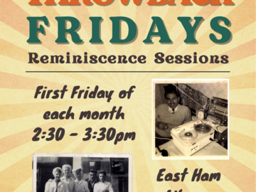 Free: Throwback Fridays - Reminiscence Sessions
